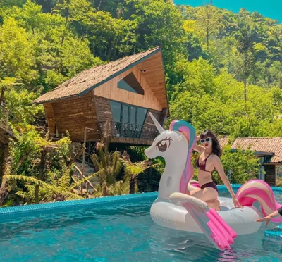 Chambre familiale avec douche — Vườn Mây Homestay Sapa